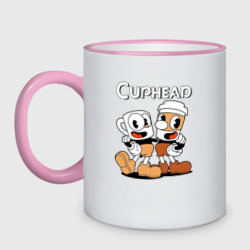 Кружка двухцветная Cuphead 2 чашечки