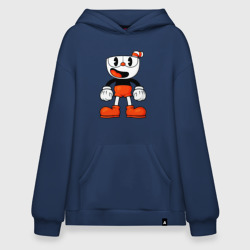 Худи SuperOversize хлопок Cuphead красная чашечка