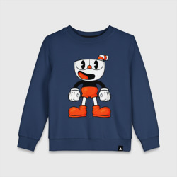 Детский свитшот хлопок Cuphead красная чашечка
