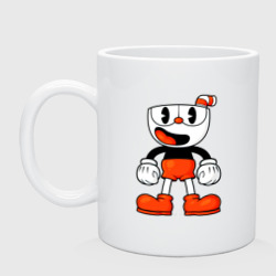 Кружка керамическая Cuphead красная чашечка