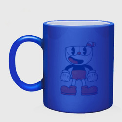 Кружка хамелеон Cuphead красная чашечка - фото 2