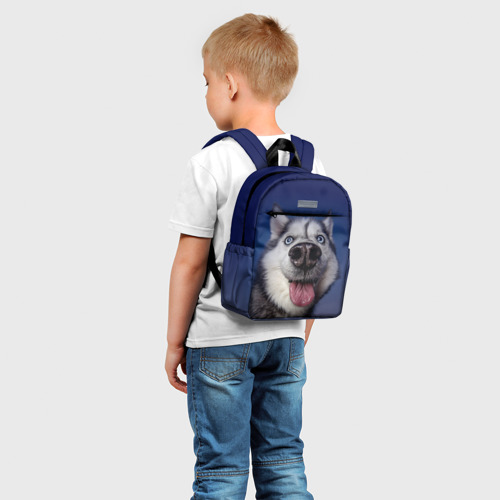 Детский рюкзак 3D Хаски - Веселый собакен - фото 3