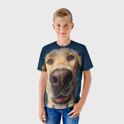 Детская футболка 3D Собакен - лабрадор - фото 2