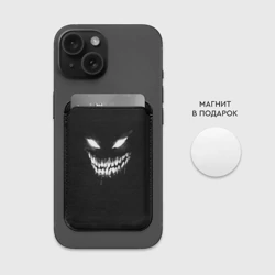 Картхолдер Magsafe магнитный Неоновое лицо монстра фонк демона Disturbed  - фото 2