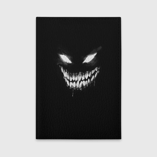 Обложка для автодокументов Неоновое лицо монстра фонк демона Disturbed 