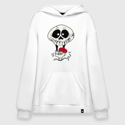 Худи SuperOversize хлопок Smile Hype Skull