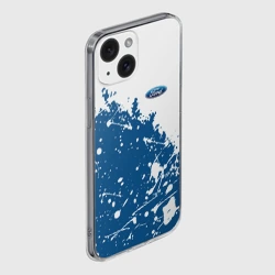 Чехол для iPhone 15 силиконовый с защитой камеры Ford Форд - фото 2