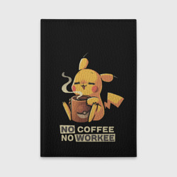 Обложка для автодокументов Пикачу без кофе не работаем