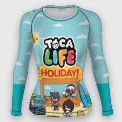 Женский рашгард 3D Toca Life. Holiday!