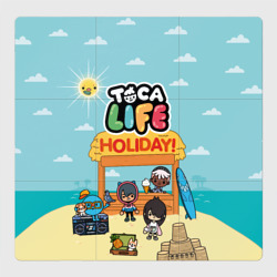 Магнитный плакат 3Х3 Toca Life. Holiday!