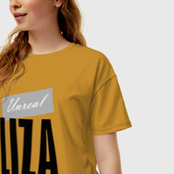 Женская футболка хлопок Oversize Unreal Liza - фото 2