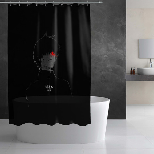Штора 3D для ванной True Dead Inside - фото 3