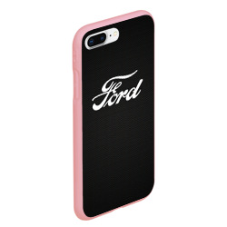 Чехол для iPhone 7Plus/8 Plus матовый Ford Форд крбон - фото 2