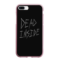 Чехол для iPhone 7Plus/8 Plus матовый Надпись Dead Inside