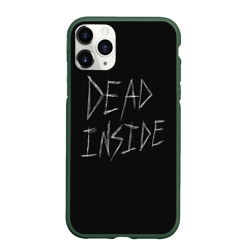 Чехол для iPhone 11 Pro матовый Надпись Dead Inside