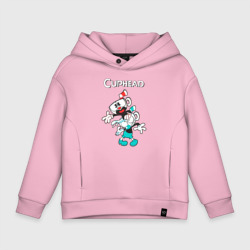 Детское худи Oversize хлопок Cuphead веселые чашечки