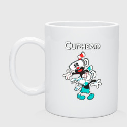 Кружка керамическая Cuphead веселые чашечки