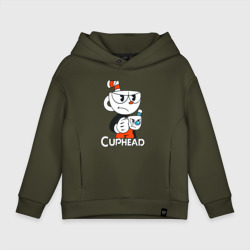 Детское худи Oversize хлопок Cuphead чашечка с чашечкой