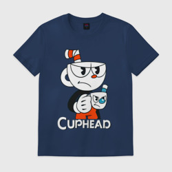 Мужская футболка хлопок Cuphead чашечка с чашечкой