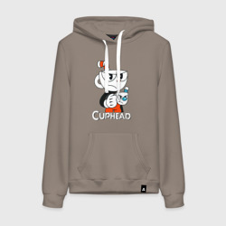 Женская толстовка хлопок Cuphead чашечка с чашечкой