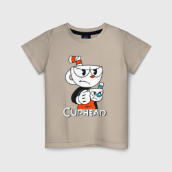 Детская футболка хлопок Cuphead чашечка с чашечкой