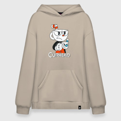 Худи SuperOversize хлопок Cuphead чашечка с чашечкой