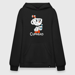 Худи SuperOversize хлопок Cuphead чашечка с чашечкой