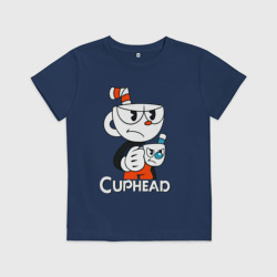 Детская футболка хлопок Cuphead чашечка с чашечкой