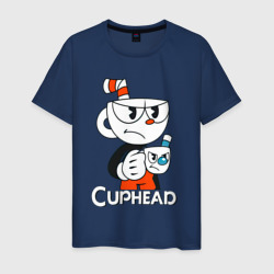 Cuphead чашечка с чашечкой – Футболка из хлопка с принтом купить со скидкой в -20%