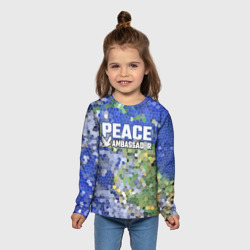 Детский лонгслив 3D Peace Ambassador (Посол мира)  - фото 2
