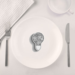 Набор: тарелка + кружка Стимпанк лампа - фото 2