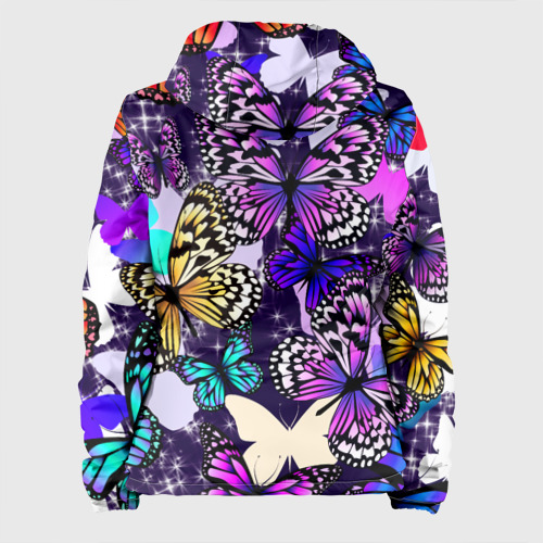 Женская куртка 3D Бабочки Butterflies, цвет черный - фото 2