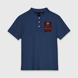 Женское поло хлопок Свобода - это рабство, незнание - сила