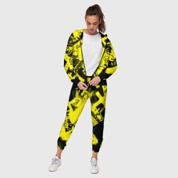 Женский костюм 3D Черно-желтый беспредел - фото 2