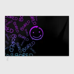 Флаг 3D Neon Bored Half pattern