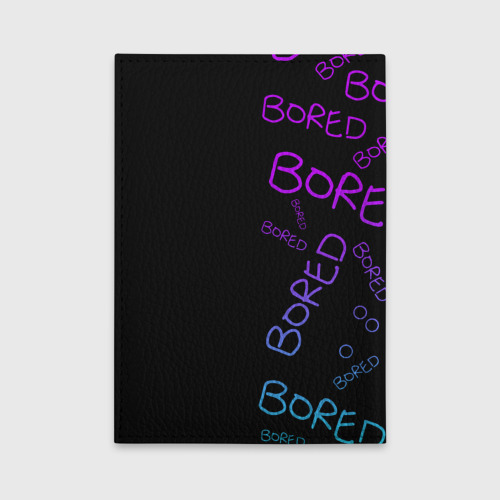 Обложка для автодокументов Neon Bored Half pattern, цвет фиолетовый - фото 2