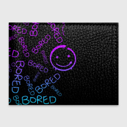 Обложка для студенческого билета Neon Bored Half pattern