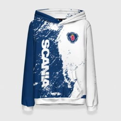 Женская толстовка 3D Scania Saab