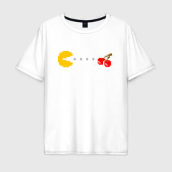 Мужская футболка хлопок Oversize Pac-man 8-bit
