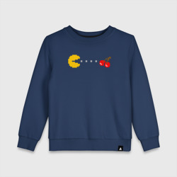 Детский свитшот хлопок Pac-man 8 bit