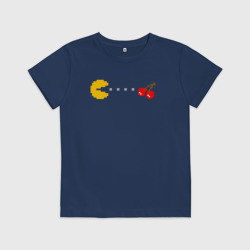 Детская футболка хлопок Pac-man 8 bit
