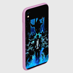 Чехол для iPhone XS Max матовый Поднятие уровня в одиночку Со Джинву - фото 2
