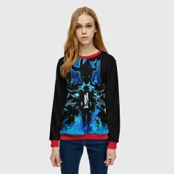 Женский свитшот 3D Поднятие уровня в одиночку Со Джинву - фото 2