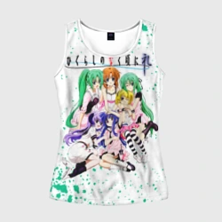 Женская майка 3D Когда плачут цикады: Карма, персонажи