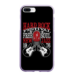 Чехол для iPhone 7Plus/8 Plus матовый Hard rock festival