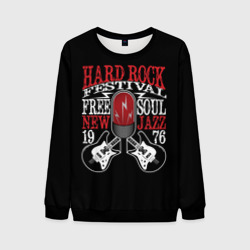 Мужской свитшот 3D Hard rock festival