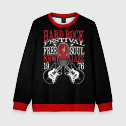 Детский свитшот 3D Hard rock festival