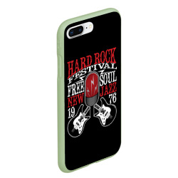 Чехол для iPhone 7Plus/8 Plus матовый Hard rock festival - фото 2