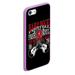 Чехол для iPhone 5/5S матовый Hard rock festival - фото 2