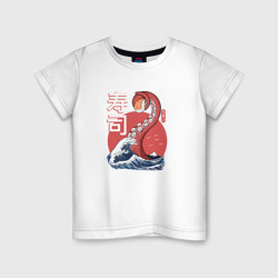 Детская футболка хлопок Kraken Kawaii Sushi